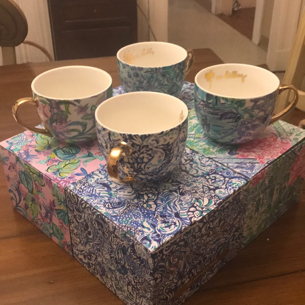 Lilly Pulitzer print cups
